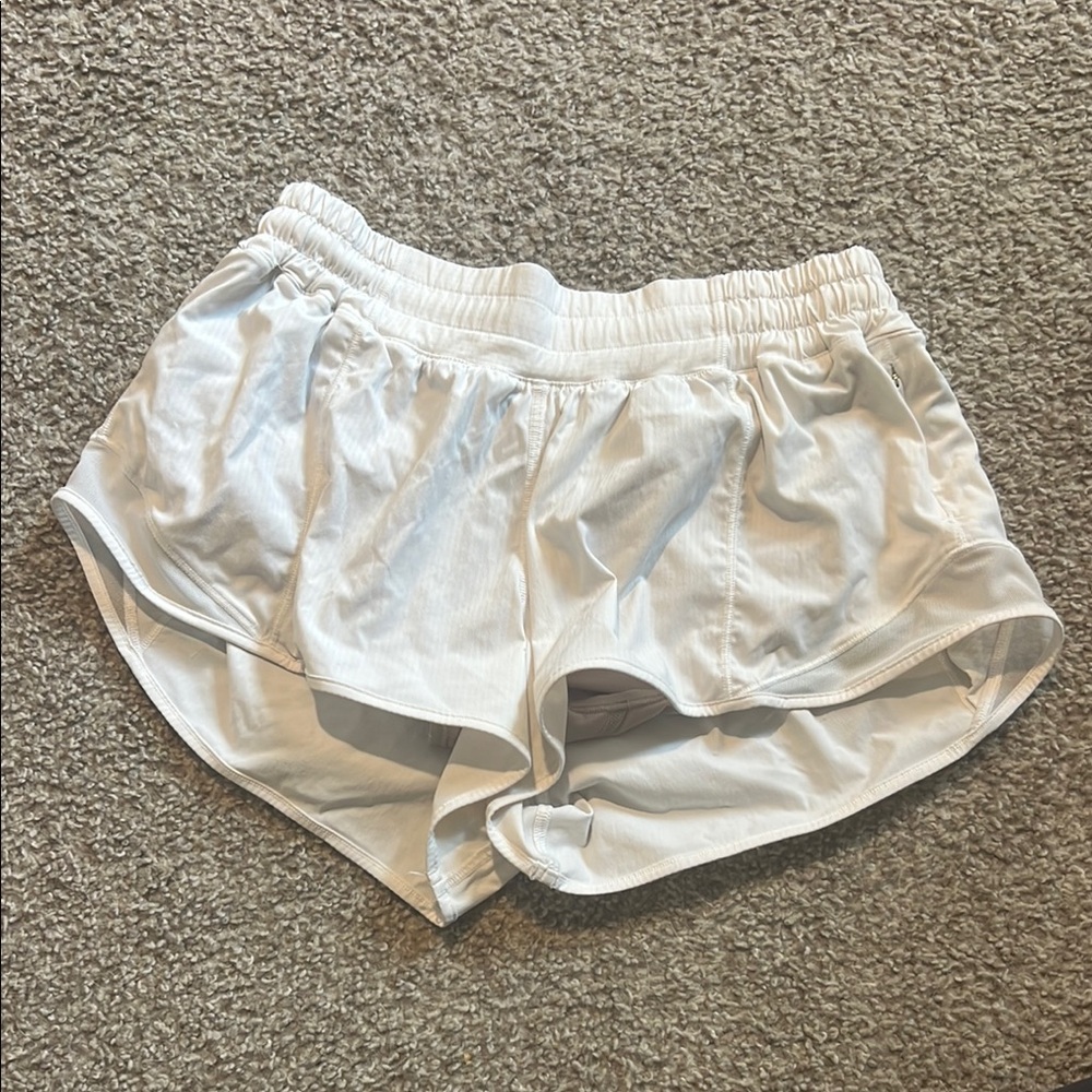 Women's LululemonWhite Athletic Shorts